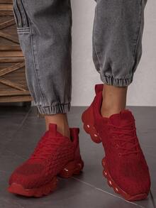 2024 新款男士运动鞋，轻便、舒适、透气 - 紅色 - 查看 5