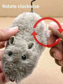 Juguete de ratón de peluche con diseño aleatorio de cuerda para gatos amantes de los gatos y mamás de gatos, juguete para perseguir gatos amantes de los gatos y mamás de gatos, juguetes para gatitos, regalo para amantes de perros/gatos y mamás de perros/gatos, juguete de entretenimiento para mascotas, juguetes de interior