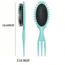 Curly Hair Brush,Curl Comb,Curl Define Styling Brush For Curly Hair, Curly Hair Brush,Curl Define Styling Brush, New Curly Hair Brush For Detangling For Combing Men And Women By Candybrush - Multicolor - View 4