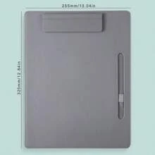 A4 Leather File Folder With Writing Board, PU Clipboard, Office Supply Document Holder,Back To School,School Supplies