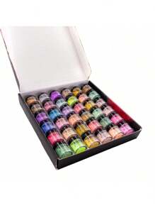 36 PIECES LE MUSSA ACRYLIC POWDER FOR NAILS 3IN1 0.34FL OZ ASSORTED - Multicolor - View 5