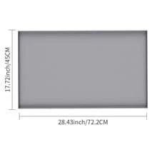 1 pieza Estera de silicona para plancha Griddle para Blackstone de 17 pulgadas, 22 pulgadas, 28 pulgadas y 36 pulgadas, accesorios para parrilla Blackstone, estera de silicona actualizada, a prueba de agua y a prueba de elementos, protege la plancha contra el óxido, los roedores, los insectos y el polvo