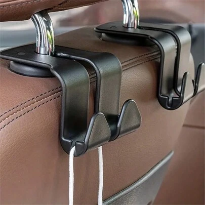 2pcs/Set Car Seat Back Multi-Function Hooks, Ultra-Light And Easy To Use Hooks