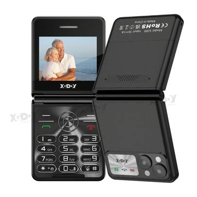XGODY 2025 Telefono cellulare pieghevole 2.4" Smartphone senza contratto Dual SIM Telefono cellulare senior Comodo