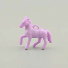 1pc Colorful 3D UV Glossy Little Pony Pendant Bag Charm DIY Accessory Backpack Decoration With Keychain Cute Christmas Gift - Multicolor - View 12