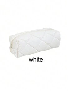 1 个单层纯色铅笔盒，大容量文具收纳袋 - 轻巧、便携、宽敞的存储空间，适用于办公室、学校和旅行必需品，可作为送给朋友的文具礼物