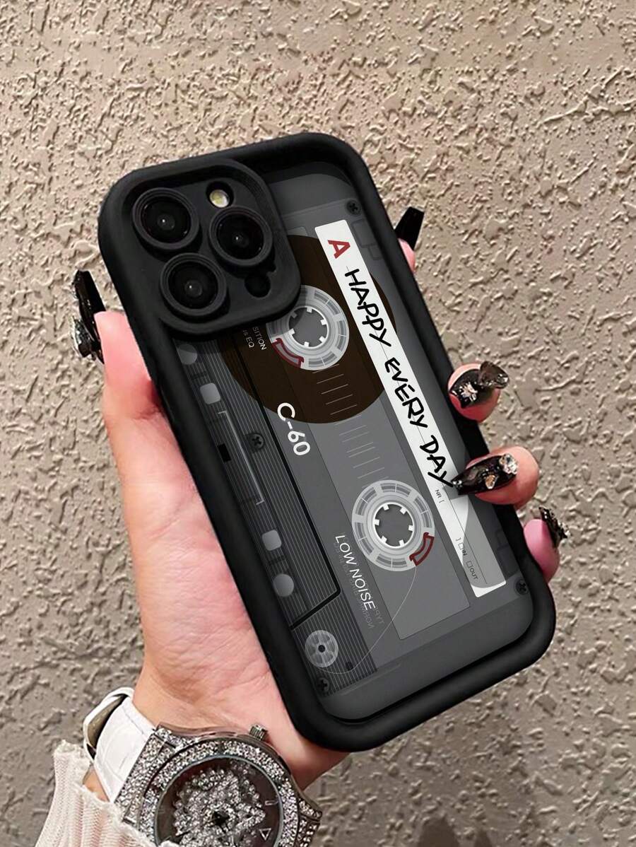 1 Ốp lưng điện thoại in hình băng cassette cổ điển, thiết kế đơn giản, tương thích với iPhone X XR XS Max 11 12 13 13Pro 13ProMax 14ProMax 14ProMax 15 15PRO 15PLUS 15PROMAX 16 16Pro 16Plus 16Promax Series Chống nước, chống sốc, chống rơi, chống trầy xước, phiên bản quốc tế, không phải phiên bản nội địa. - Nhiều màu - Xem 1