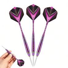 3PCS 24g Tungsten Darts Professional Competition Steel Needle Tip Set Purple UK - Multicolor - View 11