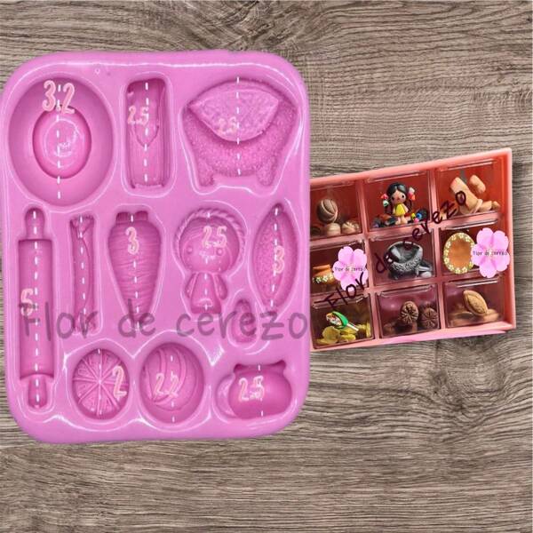 ACCESORIOS DE MOLDE DE SILICONA PARA FERIADOS NACIONALES. Asegúrese de verificar las MEDIDAS y ESTAR DE ACUERDO con el TAMAÑO DEL MOLDE