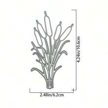 1 Hoa Kết Hợp Cắt Kim Loại Chết Cắt Chết Để Làm Thiệp Chúc Mừng Trang Trí, DIY Sổ Lưu Niệm Sổ Lưu Niệm Album Ảnh Thẻ - Bạc B - Xem 9