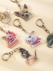 Móc khóa hình chó Chihuahua ngộ nghĩnh bằng Acrylic sáng tạo mới Chihuahua tự hào/Chihuahua vẹt/Chihuahua máy tính/Mũ đội đầu Chihuahua/Rùa mũ xanh Chihuahua/Chihuahua cười chủ đề động vật dễ thương Mặt dây chuyền/Đồ trang trí ba lô/Phụ kiện túi xách/Phụ kiện cặp học sinh/Mặt dây chuyền ví/Quà tặng bạn bè Phụ kiện ô tô Halloween Túi đeo vai Ba lô cho động vật học đường Goth Y2k - Nhiều màu - Xem 3