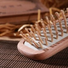 1 cái, Lược tên tùy chỉnh, Máy mát xa da đầu, Lược chống tĩnh điện, Quà tặng kỷ niệm Ngày của Mẹ, Quà tặng lưu niệm, Quà tặng sinh nhật cho bé gái, Quà tặng phù dâu, Lược bướm tùy chỉnh - màu nâu - Xem 7