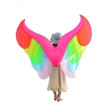 Inflatable Wings Costume Blow Up Wing Suit Fancy Limb Dress For Cosplay Party Christmas