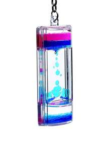 Liquid Motion Bubbler Keychains For Kids -Liquid Timer For Stress Relief, Calming Toys- Fidget Keychains For Gifts And Party Favors -Mesmerizing Sensory Toys (Set Of 3 / 1)