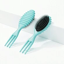 Curly Hair Brush,Curl Comb,Curl Define Styling Brush For Curly Hair, Curly Hair Brush,Curl Define Styling Brush, New Curly Hair Brush For Detangling For Combing Men And Women By Candybrush - Multicolor - View 2