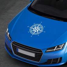 Car Sticker Graphics Mountain Adventurers Compass Truck Decoration Rv Camper Suv Vinyl Auto Tuning Accessories