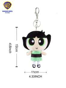 1 cái Móc khóa lông vũ Warner Bros Buttercup mềm mại dễ thương Móc khóa lông vũ trang trí ba lô điện thoại di động Mặt dây chuyền Quà tặng nhỏ Phụ nữ Trang trí túi - Màu xanh chanh - Xem 2