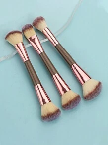 3pcs/Set Double-Ended Multi-Functional Makeup Brush Set, Including Highlighter Brush, Blush Brush, Contour Brush, Foundation Brush, Powder Brush - Double-Headed Brushes - Multicolor - View 11