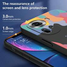 Funda Anti-queda Tpu Protectora Case Para Oppo + Cuerda - Negro - Ver 3