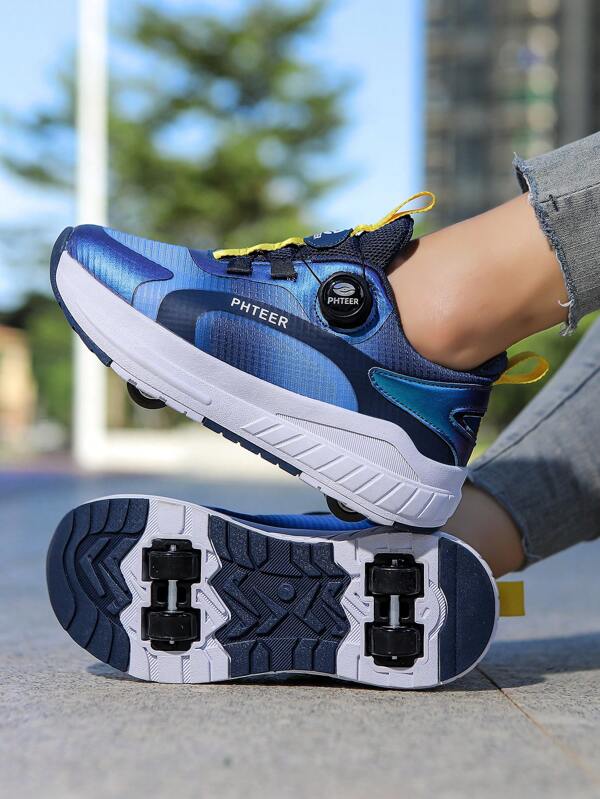 Summer Teenagers/Students/Adults/Couples Fashion Breathable Lace-Up Roller Skates Low-Top Outdoor Sports Skating Shoes, For Men And Women