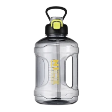 2200ml 励志运动水壶带大容量弹力盖和手柄吨桶大水壶杯适合夏季户外健身 - 多色 - 查看 8