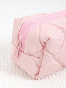 1 个单层纯色铅笔盒，大容量文具收纳袋 - 轻巧、便携、宽敞的存储空间，适用于办公室、学校和旅行必需品，可作为送给朋友的文具礼物