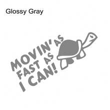 Car Stickers Movin As Fast As I Can Decoration For Motorhome Horsebox Caravan Camper Van Body Back Door Turtle Decor Decals Auto Tuning Accessories Vinyl  Cover - 40x14cm/15.75x5.51inch - View 13