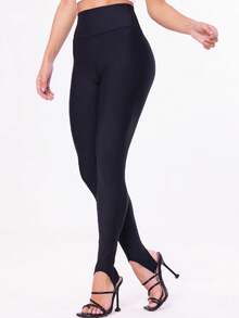 Gringa Winter Fashion Legging - 黑色 - 查看 1