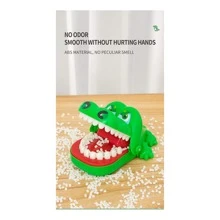 Cocodrilo Dentista Juguete Broma Niño 3 4 5 Años Sacamuelas - Verde - Ver 6