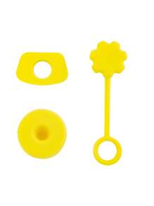 1 套 10 毫米吸管盖，适用于 30 盎司和 40 盎司玻璃杯，可爱硅胶吸管盖，防止溢出，杯形软硅胶吸管盖，适用于 10 毫米吸管 - 彩色 - 查看 14