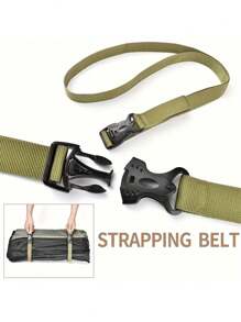 1pc Cintas de amarração de carga para serviços pesados - Fivela ajustável de liberação rápida, durável, resistente às intempéries, cintas de amarração fáceis de usar para prender cargas, barcos, reboques e muito mais - perfeitas para uso externo e industrial
