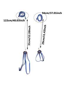 Durable Turtle Walking Harness & Leash Set - Secure, Adjustable Fit For Comfortable, Healthy Exercise - Easy Maintenance - Multicolor - View 5