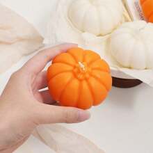 1pc Halloween Yellow And White Creative Pumpkin Aromatherapy Candles Suitable For Holiday Celebrations, Home Decoration, Photography Props, Souvenirs, Gifts, With Fragrance - Multicolor - View 10