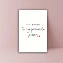 1 stuk, verjaardagskaart voor vriend, verjaardagskaart voor echtgenoot, aan mijn favoriete persoon, verjaardagskaart voor vriendin, verjaardagskaart voor vrouw, verjaardagskaart, benodigdheden voor kleine bedrijven, bedankkaartjes, verjaardagscadeau, kaarten, ongewone artikelen, cadeaubonnen voor het nieuwe schooljaar