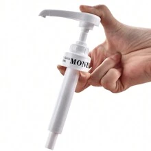 1 pieza Dispensador de líquido de 1L para café, salsa, con bomba para botellas de 10ml de jarabe/jugo - Multicolor - Ver 4