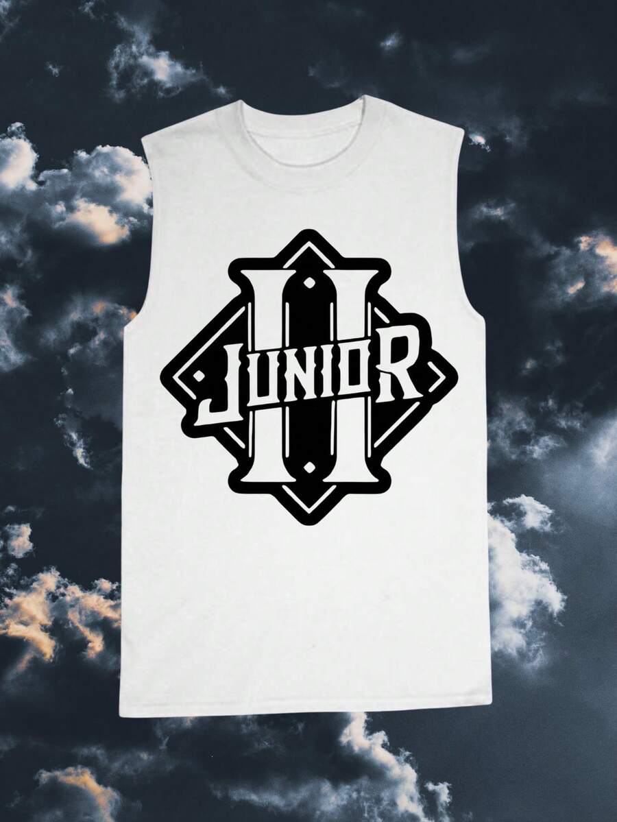 Junior H Logo Tank Top - 白色 - 查看 1