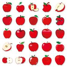 50 张卡通猕猴桃/苹果/桃子贴纸，适用于笔记本电脑水瓶、吉他、自行车、汽车、摩托车保险杠、行李箱、滑板涂鸦的乙烯基贴纸，可爱贴花，是送给儿童、青少年、男士、女士的最佳礼物。 - 彩色 - 查看 11