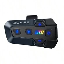 BLAISE GT0 Bluetooth 5.3 Tai nghe mũ bảo hiểm không dây rảnh tay Bộ điện thoại Tai nghe chống nước cho xe máy Máy nghe nhạc MP3 Loa cho xe máy - Một cỡ - Xem 9
