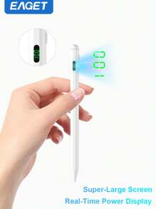 Stylus Pen For 2018-2024 IPad ,Digital Display Active Pencil Tilt Sensitivity, Magnetic, Fast Charge, Compatible With IPad 9/10 ,IPad Air 3/4/5, IPad Mini 5/6