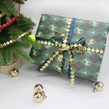 5m Weihnachtsstern Schleife für DIY Geschenkverpackung und Dekoration (ohne Spule), Weihnachten Valentinstag - Verschiedenfarbig - Übersicht 6