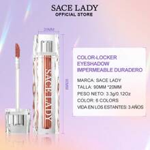 Sace Lady Sombra Ojos Líquida Glitter Impermeable Duradera - 06 - Ver 9