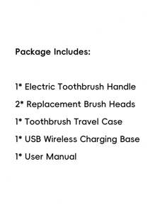 Intelligent Rotating Electric Toothbrush, 3 Modes USB Wireless Charging Rechargeable Smart Rotary Electric Toothbrushes With Timer, Travel Case And 2 Brush Heads, Compatible With OralB Replacement Electric Toothbrush Heads