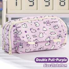 1Pc Đen Trắng Checkerboard Túi Đựng Đồ Trang Điểm Du Lịch Dung Tích Lớn Cho Nữ Bé Gái, Túi Đựng Đồ Trang Điểm Túi Đựng Đồ Trang Điểm Túi Đựng Đồ Chăm Sóc Da Túi Đựng Đồ Vệ Sinh Cá Nhân, Đồ Du Lịch Thiết Yếu Du Lịch Thiết Yếu Ký Túc Xá, Quà Cưới Phù Dâu, Quà Tặng Cho Mẹ, Quà Sinh Nhật, Quà Tặng Cho Bạn Bè Và Giáo Viên, Đồ Trang Trí Nhà Cửa, Phòng Tắm Phòng Khách Phòng Ngủ Trang Trí, Tổ Chức Phòng Tắm, Tổ Chức Đựng Đồ Trang Sức, Tổ Chức Đựng Dầu Môi, Tổ Chức Đựng Sơn Móng Tay Tổ Chức Đựng Đồ Trang Điểm Hộp Đựng Đồ Trang Điểm Quay Trở Lại Trường Học, Quay Trở Lại Trường Học, Đồ Dùng Học Tập, Hộp Đựng Bút Chì, Túi Đựng Bút Chì, Cặp Học Sinh - Túi bút Capybara - Xem 11