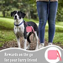 1pc Silicone Pet Snack Bag, Portable Training Bag For Travel Dog Outing Dog Stuff Dog Treat Bag Dog Treat Pouch Dog Walking Bag Pouch - Multicolor - View 10