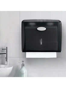 Dispensador De Papel Toallas Sanitas Para Cocina Y Baños - Negro - Ver 6