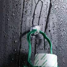 10 件/20 件/30 件壁挂式挂钩透明自粘式门壁挂挂钩重型载重架房车厨房浴室收纳架爱心情人节 - 彩色 - 查看 7