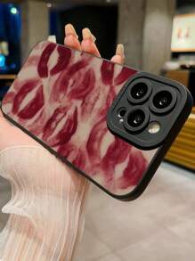 Lip-Printed Shockproof Phone Case Compatible With IPhone P14 Pro Max, P13/P11 Painted P12 Shockproof XR/78GES2 Phone Case XS, Compatible With IPhone P15, Samsung Galaxy S24, A03s, A03 Core, A04, A12, A13, A14, A21s, A22, A23, A24, A32, A33, A34, A51, A52, A53, A54, A71, A72, A73, S20 FE, S21, S22, Redmi 9, Redmi 9A, Redmi 10A, Redmi 10C, Redmi Note 9, Redmi Note 10, Redmi Note 11, Redmi Note 12, Redmi 12, Redmi 12C