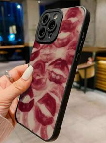 Lip-Printed Shockproof Phone Case Compatible With IPhone P14 Pro Max, P13/P11 Painted P12 Shockproof XR/78GES2 Phone Case XS, Compatible With IPhone P15, Samsung Galaxy S24, A03s, A03 Core, A04, A12, A13, A14, A21s, A22, A23, A24, A32, A33, A34, A51, A52, A53, A54, A71, A72, A73, S20 FE, S21, S22, Redmi 9, Redmi 9A, Redmi 10A, Redmi 10C, Redmi Note 9, Redmi Note 10, Redmi Note 11, Redmi Note 12, Redmi 12, Redmi 12C