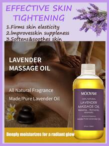 MOOYAM 236毫升纯蒸馏薰衣草精油 - 舒缓按摩油，稀释精油液体基底 - 滋润柔嫩肌肤、唇部、身体和头发 - 金色 - 查看 5