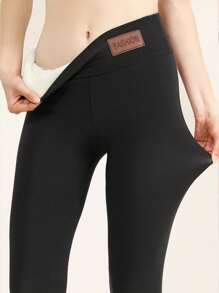 Thick & Warm Plush Lined Leggings  Women's  Soft Stretchy Tights Maximum Comfort & Style